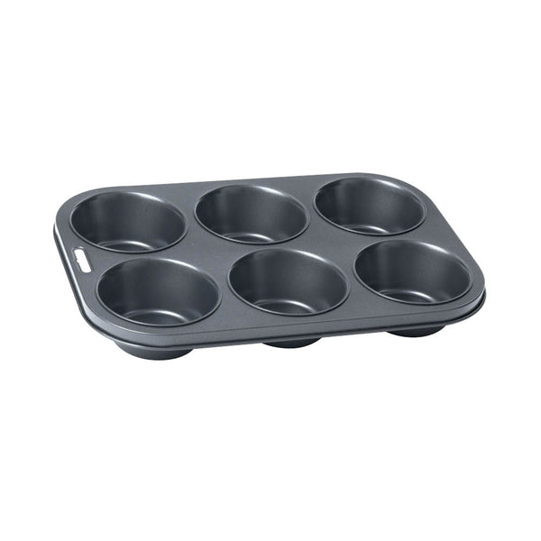 Bakers Secret Muffin Pan, Texas, 6 Cup, Shop