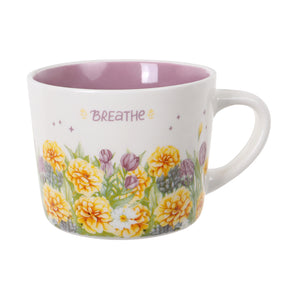 'Breathe' Printed Mug 400ml