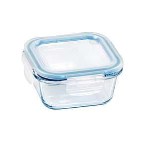 Glass Food Container Square 300ml